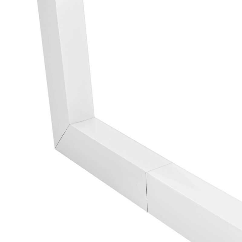 GLOBOSTAR® ALP-CORNER-IN90 BRIGHTRAIL 61780 Επιφανειακό / Κρεμαστό Προφίλ Αλουμινίου Γωνία με Λευκό Γαλακτερό Πατητό Κάλυμμα για Ταινίες LED IP20 – Λευκό Ματ – Μ30 x Π5 x Υ7.5cm