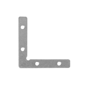 GLOBOSTAR® LUMILINE 61783 Σύνδεσμος Γ Επέκτασης Προφίλ Αλουμινίου – Ασημί – Μ4.6 x Π0.8 x Υ4.6cm