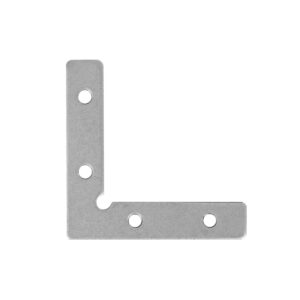 GLOBOSTAR® BRIGHTRAIL 61784 Σύνδεσμος Γ Επέκτασης Προφίλ Αλουμινίου – Ασημί – Μ4.8 x Π1 x Υ4.8cm