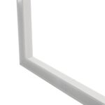 GLOBOSTAR® ALP-CORNER-SIDE90 RECESSA 61788 Χωνευτό Προφίλ Αλουμινίου Γωνία με Λευκό Γαλακτερό Πατητό Κάλυμμα για Ταινίες LED IP20 – Λευκό Ματ – Μ30 x Π3.5 x Υ4cm