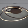 Trio Lighting NALA – 644310132 Φωτιστικό Οροφής LED 57W 6800lm Step Dimmable CCT Μαύρο Ματ