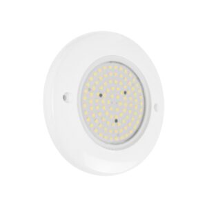 GLOBOSTAR® POOLARTY 61715 Υποβρύχιο Φωτιστικό για Σιντριβάνια/Πισίνες LED 8W 640lm 120° DC 12V Αδιάβροχο IP68 Φυσικό Λευκό 4500K Dimmable – Bridgelux SMD Chip – 1m VDE Rubber Καλώδιο – Μ13 x Π13 x Υ2cm – 3 Χρόνια Εγγύηση