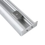 GLOBOSTAR® ALP-WALL-UPDOWN CONCEALED 70844-1M Επιφανειακό Προφίλ Αλουμινίου Ειδικό για Δημιουργία Κρυφού Φωτισμού Up & Down με Λευκό Γαλακτερό Πατητό Κάλυμμα για Ταινίες LED IP20 – Ασημί & Λευκό – Μ100 x Π5 x Υ1.7cm