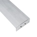 GLOBOSTAR® ALP-WALL-UPDOWN CONCEALED 70844-1M Επιφανειακό Προφίλ Αλουμινίου Ειδικό για Δημιουργία Κρυφού Φωτισμού Up & Down με Λευκό Γαλακτερό Πατητό Κάλυμμα για Ταινίες LED IP20 – Ασημί & Λευκό – Μ100 x Π5 x Υ1.7cm