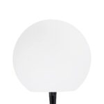 GLOBOSTAR® AQUAGLOW 71474 Μοντέρνο Φωτιστικό Κήπου Μπάλα με IR Ασύρματο Χειριστήριο LED 3W 240lm 360° DC 5V με USB-C με Ενσωματωμένο Φωτοβολταϊκό Panel 6V 1W & Επαναφορτιζόμενη Μπαταρία Li-ion 3.7V 2×18650 1400mAh Αδιάβροχο IP54 Πολύχρωμο RGBW Dimmable – Sanan SMD Chip – Γαλακτερό Λευκό – Μ25 x Π25 x Υ25cm – 2 Χρόνια Εγγύηση