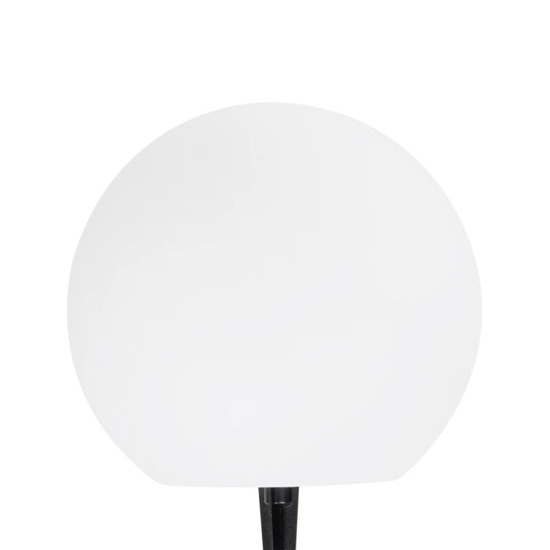 GLOBOSTAR® AQUAGLOW 71474 Μοντέρνο Φωτιστικό Κήπου Μπάλα με IR Ασύρματο Χειριστήριο LED 3W 240lm 360° DC 5V με USB-C με Ενσωματωμένο Φωτοβολταϊκό Panel 6V 1W & Επαναφορτιζόμενη Μπαταρία Li-ion 3.7V 2×18650 1400mAh Αδιάβροχο IP54 Πολύχρωμο RGBW Dimmable – Sanan SMD Chip – Γαλακτερό Λευκό – Μ25 x Π25 x Υ25cm – 2 Χρόνια Εγγύηση