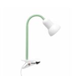 GloboStar® TAVOLO 204-0153 Παιδικό Eπιτραπέζιο Φωτιστικό Μονόφωτο 1 x E14 IP20 Πράσινο & Λευκό – Μ11 x Π9 x Υ35cm