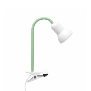 GloboStar® TAVOLO 204-0153 Παιδικό Eπιτραπέζιο Φωτιστικό Μονόφωτο 1 x E14 IP20 Πράσινο & Λευκό – Μ11 x Π9 x Υ35cm