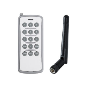 GLOBOSTAR® SEEKWAY-REM 90828 RF Ασύρματο Χειριστήριο & Κεραία για Ψηφιακό Controller Seekway SY-418 DC 12V 1 x 23A Μπαταρία IP20 – Μ5 x Π1.5 x Υ11.5cm – 2 Χρόνια Εγγύηση