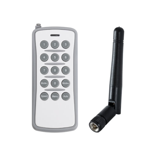 GLOBOSTAR® SEEKWAY-REM 90828 RF Ασύρματο Χειριστήριο & Κεραία για Ψηφιακό Controller Seekway SY-418 DC 12V 1 x 23A Μπαταρία IP20 – Μ5 x Π1.5 x Υ11.5cm – 2 Χρόνια Εγγύηση
