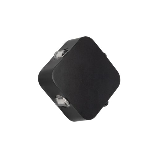 GLOBOSTAR® LUZ 60688 Μοντέρνο Φωτιστικό Τοίχου – Απλίκα LED 8W 1000lm 10° AC 220-240V Αδιάβροχο IP65 Θερμό Λευκό 2700K – CREE XPE Chip & TÜV SÜD Driver – Μαύρο Ματ – Μ13.5 x Π4.5 x Υ13.5cm – 5 Χρόνια Εγγύηση