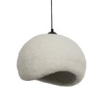 GLOBOSTAR® STONE 204-0124 Μοντέρνο Κρεμαστό Φωτιστικό Οροφής με Ντουί 1 x E27 AC 220-240V IP20 – Γκρι – Μ35 x Π31 x Υ26cm