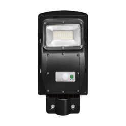 Ηλιακό Φωτιστικό Δρόμου Μαύρο LED 6W 800lm Ψυχρό 6000K IP65 V-TAC με Τηλεχειριστήριο Dimmable – 95532