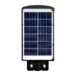 Ηλιακό Φωτιστικό Δρόμου Μαύρο LED 6W 800lm Ψυχρό 6000K IP65 V-TAC με Τηλεχειριστήριο Dimmable – 95532