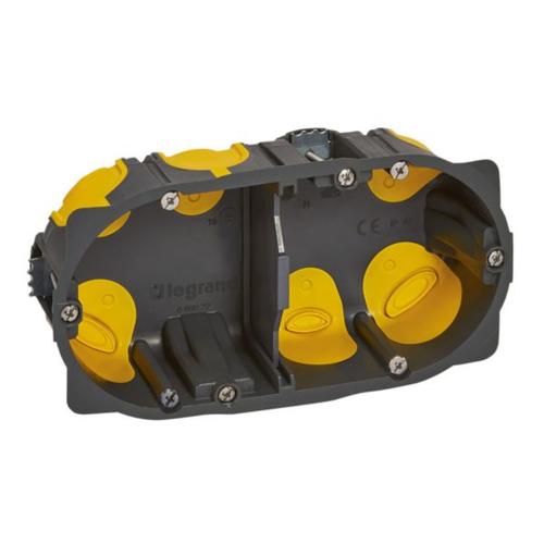 Κουτί Γυψοσανίδας 2 Θέσεων 4-5Στ ECOBATIBOX 40mm Βάθος LEGRAND – 080022L