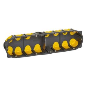 Κουτί Γυψοσανίδας 4 Θέσεων 8-10Στ ECOBATIBOX 40mm Βάθος LEGRAND – 080024L