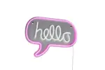 Φωτιστικό Τοίχου Επιγραφή “Hello” Σχέδιο Neon LED Reality – R23711100