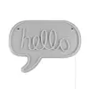 Φωτιστικό Τοίχου Επιγραφή “Hello” Σχέδιο Neon LED Reality – R23711100