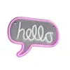 Φωτιστικό Τοίχου Επιγραφή “Hello” Σχέδιο Neon LED Reality – R23711100