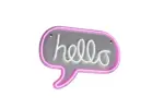 Φωτιστικό Τοίχου Επιγραφή “Hello” Σχέδιο Neon LED Reality – R23711100