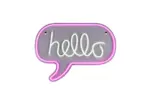 Φωτιστικό Τοίχου Επιγραφή “Hello” Σχέδιο Neon LED Reality – R23711100