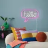 Φωτιστικό Τοίχου Επιγραφή “Hello” Σχέδιο Neon LED Reality – R23711100
