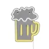 Φωτιστικό Τοίχου Επιγραφή “BEER” Σχέδιο Ποτήρι Μπύρας Neon LED Reality – R23721100
