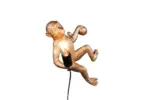 Φωτιστικό Τοίχου Μαϊμού Χρυσό Louy Reality – R26541079