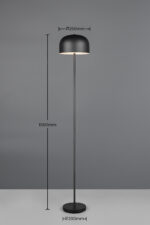 Επαναφορτιζόμενο Πορτατίφ LED Reality Μαύρο Dimmable 120lm 3000K – R49151132