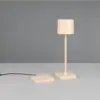 Επαναφορτιζόμενο Πορτατίφ Μπεζ FERNANDEZ 1.5W 130lm CCT Dimmable IP54 με Ασύρματη Βάση Φόρτισης Reality – R54096166
