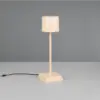 Επαναφορτιζόμενο Πορτατίφ Μπεζ FERNANDEZ 1.5W 130lm CCT Dimmable IP54 με Ασύρματη Βάση Φόρτισης Reality – R54096166