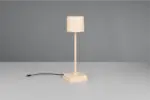 Επαναφορτιζόμενο Πορτατίφ Μπεζ FERNANDEZ 1.5W 130lm CCT Dimmable IP54 με Ασύρματη Βάση Φόρτισης Reality – R54096166
