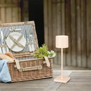 Επαναφορτιζόμενο Πορτατίφ Μπεζ FERNANDEZ 1.5W 130lm CCT Dimmable IP54 με Ασύρματη Βάση Φόρτισης Reality – R54096166