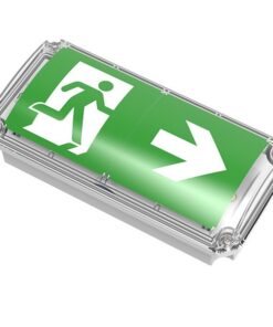 Φωτιστικό Ασφαλείας Συνεχούς & Μη Λειτουργίας 3h Οροφής-Τοίχου LED 3.5W 80lm Ψυχρό Λευκό 6500K Eurolamp IP66 – 145-28130