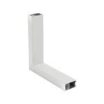 GLOBOSTAR® ALP-CORNER-SIDE90 LUMILINE 61766 Επιφανειακό / Κρεμαστό Προφίλ Αλουμινίου Γωνία με Λευκό Γαλακτερό Πατητό Κάλυμμα για Ταινίες LED IP20 – Λευκό Ματ – Μ30 x Π3.5 x Υ7cm
