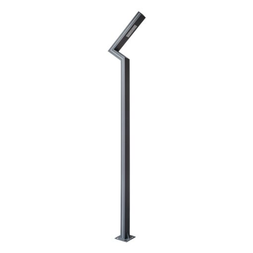GLOBOSTAR® ZAPOPAN 90838 Φωτιστικό Urban Light Πλατείας/Πάρκου LED 30W 4080lm 120° AC 220-240V Αδιάβροχο IP65 IK09 Φυσικό Λευκό 5000K – LUMILEDs SMD Chip & MEANWELL Driver – Γκρι Ανθρακί – Μ75 x Π14 x Υ360cm – 5 Χρόνια Εγγύηση