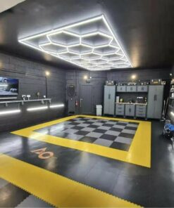 LED Kit Hexagon Επαγγελματικό Φωτιστικό Οροφής σε Σχήμα Εξάγωνου με 15 Κυψέλες 720Watt Ψυχρό Λευκό 6500K