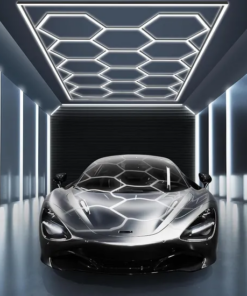 LED Kit Hexagon Επαγγελματικό Φωτιστικό Οροφής σε Σχήμα Εξάγωνου με 15 Κυψέλες 720Watt Ψυχρό Λευκό 6500K