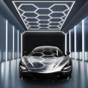 LED Kit Hexagon Επαγγελματικό Φωτιστικό Οροφής σε Σχήμα Εξάγωνου με 15 Κυψέλες 720Watt Ψυχρό Λευκό 6500K