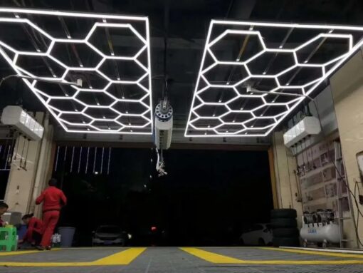 LED Kit Hexagon Επαγγελματικό Φωτιστικό Οροφής σε Σχήμα Εξάγωνου με 15 Κυψέλες 720Watt Ψυχρό Λευκό 6500K