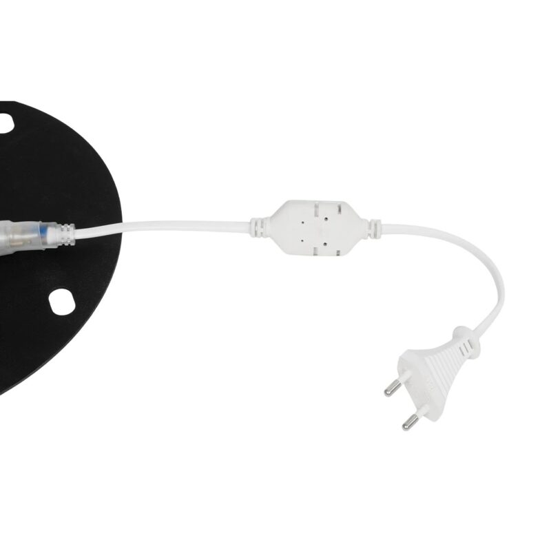 GLOBOSTAR® XMAS-TREE-BIG Χριστουγεννιάτικο Διακοσμητικό Φωτιστικό LED 27.3W 1092lm 360° AC 220-240V Αδιάβροχο IP65 Θερμό Λευκό 2700K  – Μαύρο & Διάφανο – Μ134 x Π25 x Υ188cm – 2 Χρόνια Εγγύηση