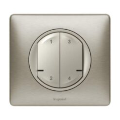 CELIANE ΣΥΝΔ ΑΣΥΡΜ ΔΙΑΚ 4ΣΕΝΑΡ TITANIUM LEGRAND – 067756