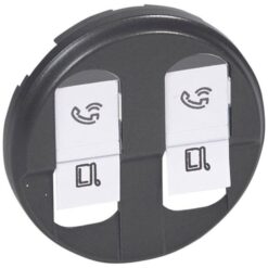 CELIANE ΠΛΑΚ ΔΙΠΛΗΣ RJ45 GRAPHIT LEGRAND – 067952