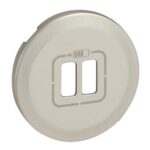 CELIANE ΠΛΑΚ. ΠΡΙΖΑΣ 2USB TITANIUM LEGRAND – 068556