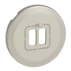 CELIANE ΠΛΑΚ. ΠΡΙΖΑΣ 2USB TITANIUM LEGRAND – 068556