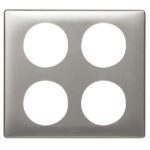 CELIANE ΠΛΑΙΣΙΟ ANODIZED 2X2Θ TITANIUM LEGRAND – 068968