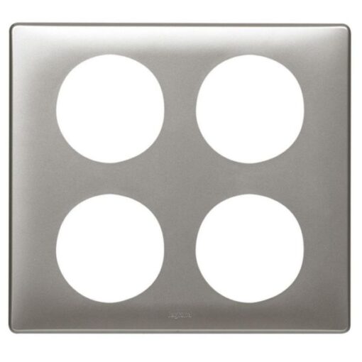 CELIANE ΠΛΑΙΣΙΟ ANODIZED 2X2Θ TITANIUM LEGRAND – 068968