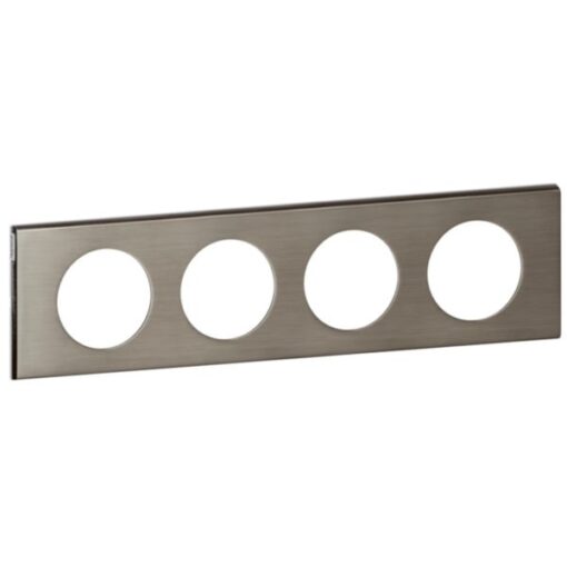 CELIANE ΠΛΑΙΣΙΟ MAT 4Θ BRUSHED ST. STEEL LEGRAND – 069104