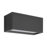 ΑΠΛΙΚΑ ΤΟΙΧΟΥ 1XΕ27 250X110X10 IP54 ΓΡΑΦΙΤΗ UP DOWN ARTE ILLUMINA AMIGO EUROLAMP – 145-20634