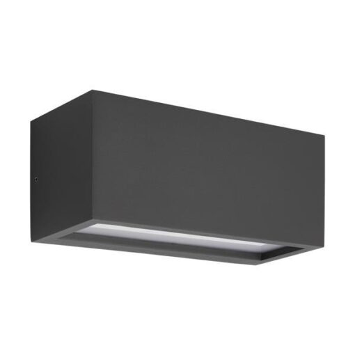ΑΠΛΙΚΑ ΤΟΙΧΟΥ 1XΕ27 250X110X10 IP54 ΓΡΑΦΙΤΗ UP DOWN ARTE ILLUMINA AMIGO EUROLAMP – 145-20634